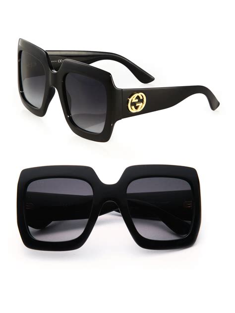 square and rectangle gucci sunglasses womens|gucci oversized sunglasses for women.